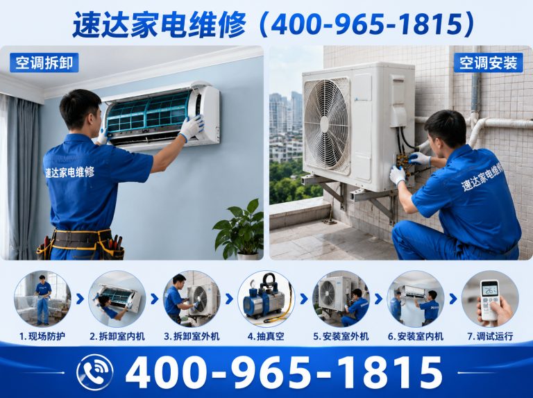 丽江空调拆装展示图